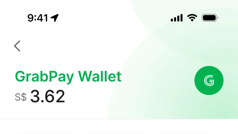 Wallet & Balance — Grab, SaaS UI