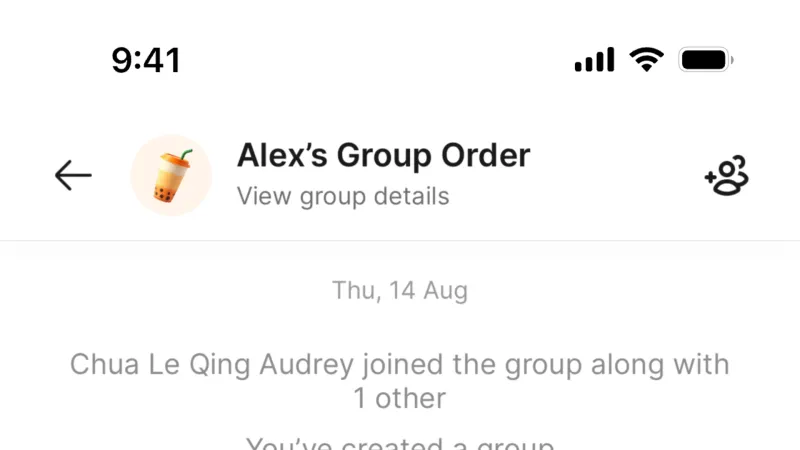 Chat Detail — Grab, SaaS UI