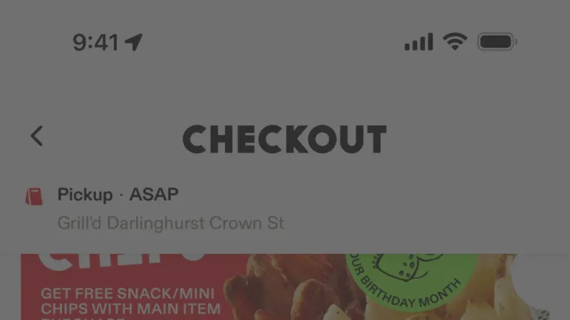 Button — Grill'd, Food & Drink UI
