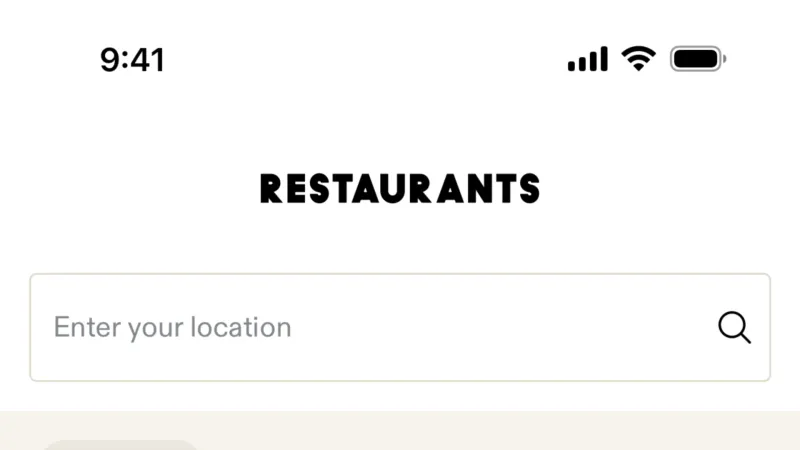 Location & Address — Grill'd, Food & Drink UI