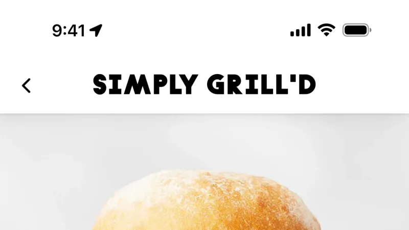 Select — Grill'd, Food & Drink UI