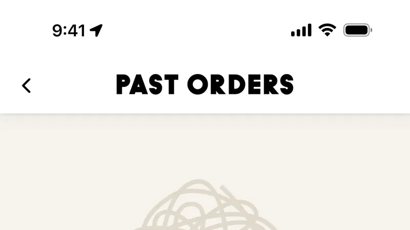 Order History — Grill'd, Food & Drink UI
