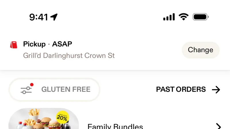 Status Dot — Grill'd, Food & Drink UI