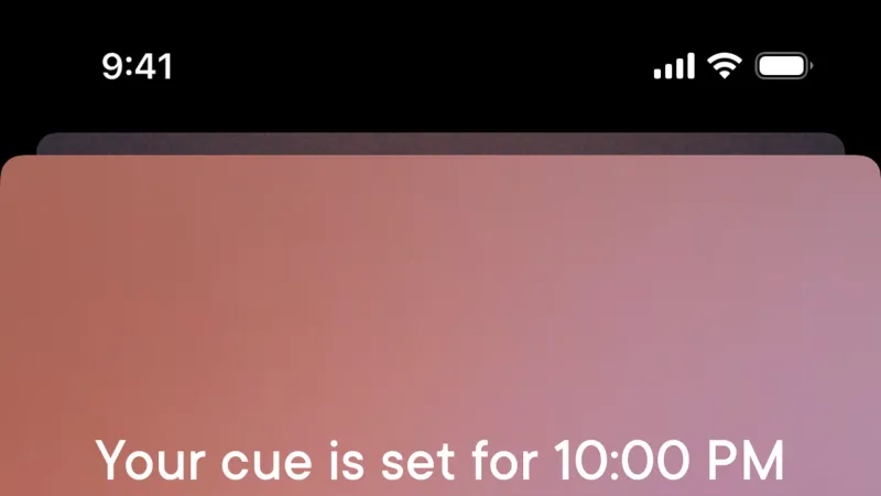 Acknowledgement & Success — Hatch Sleep, Health UI