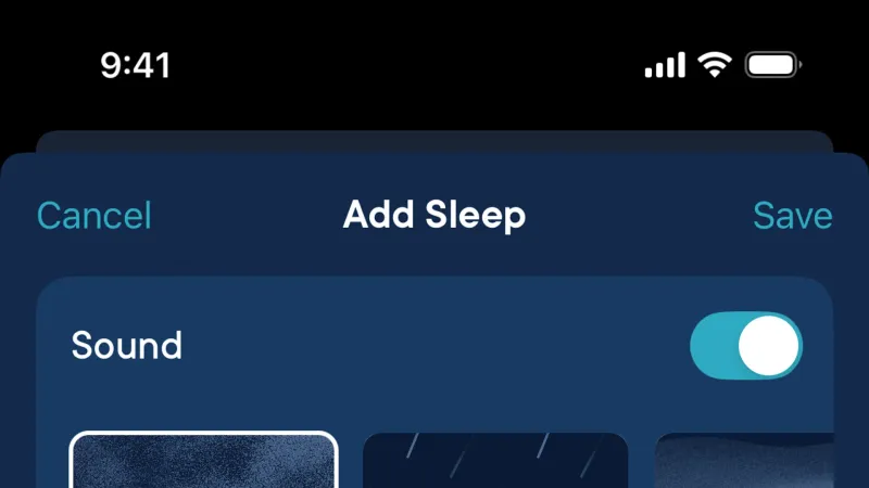 Color Picker — Hatch Sleep, Health UI
