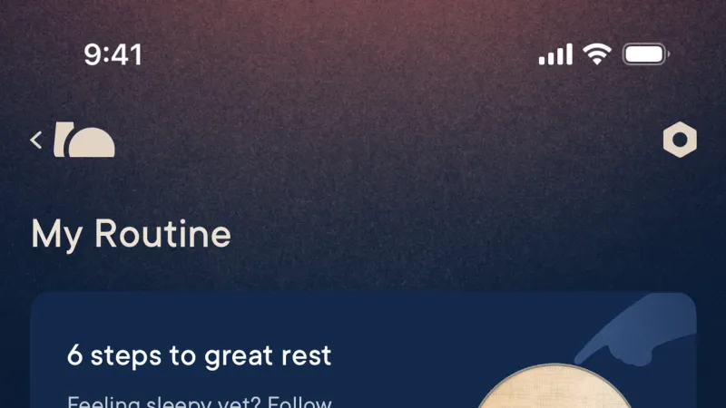 Tab Bar — Hatch Sleep, Health UI