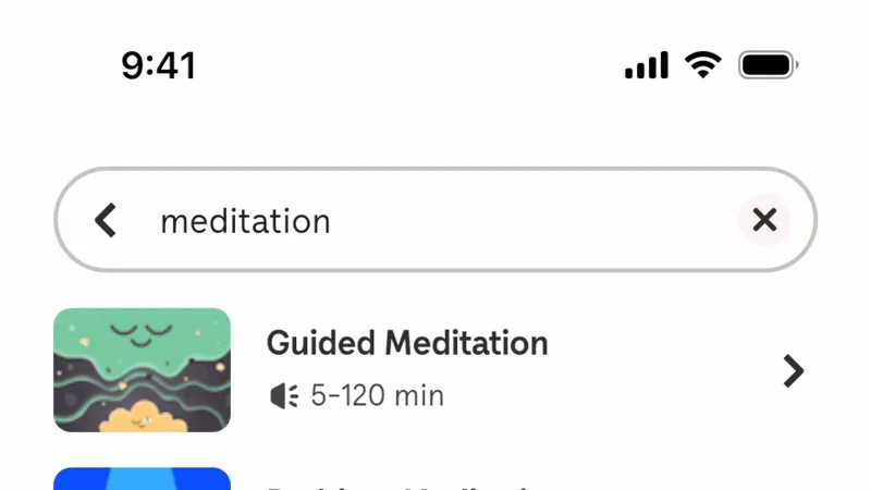 Headspace — Card, Stacked List, скриншот 5/138