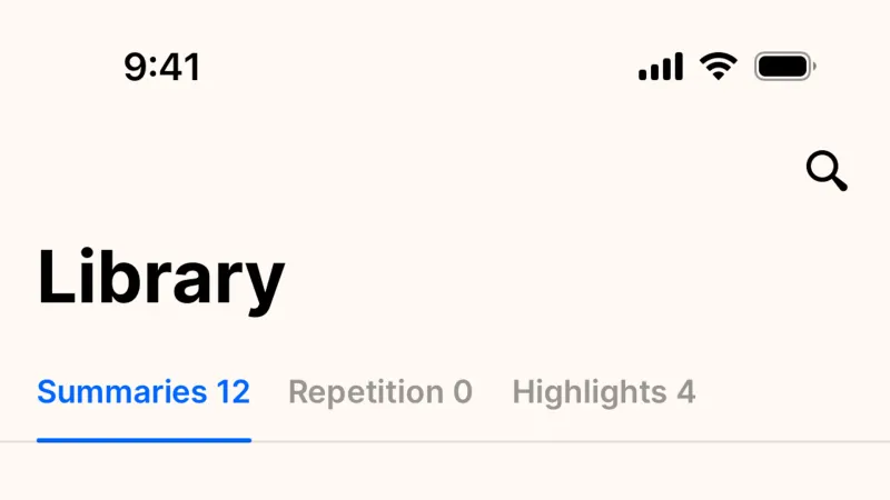 Toolbar — Headway, Education UI