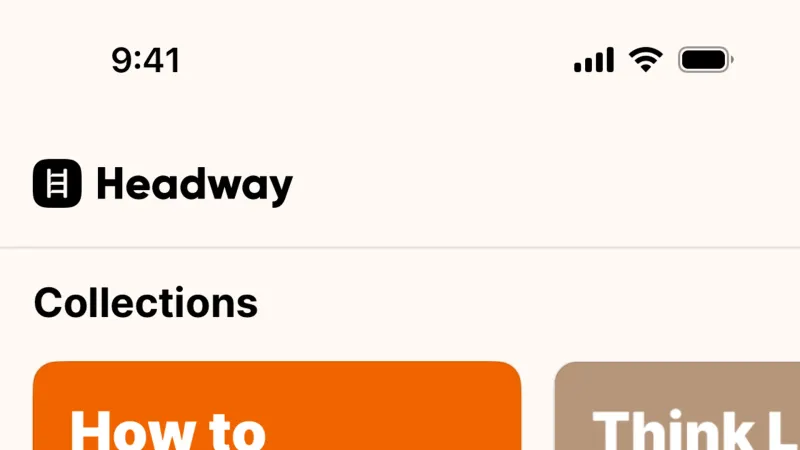 Banner — Headway, Education UI