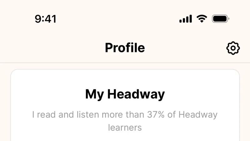 Charts — Headway, Education UI