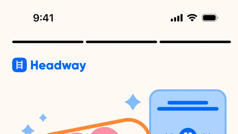 Welcome & Get Started — Headway, Education UI