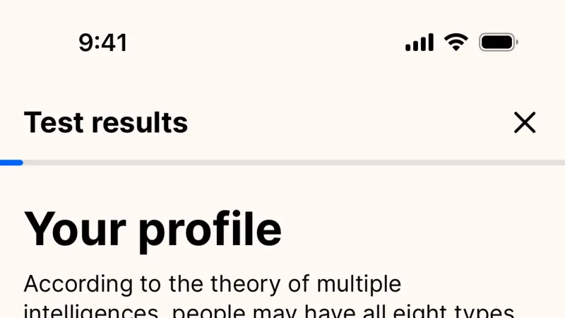 Charts — Headway, Education UI