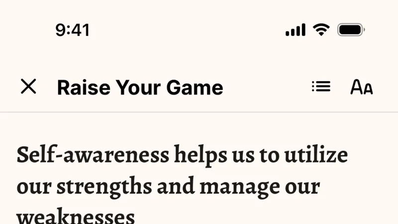 Article Detail — Headway, Education UI