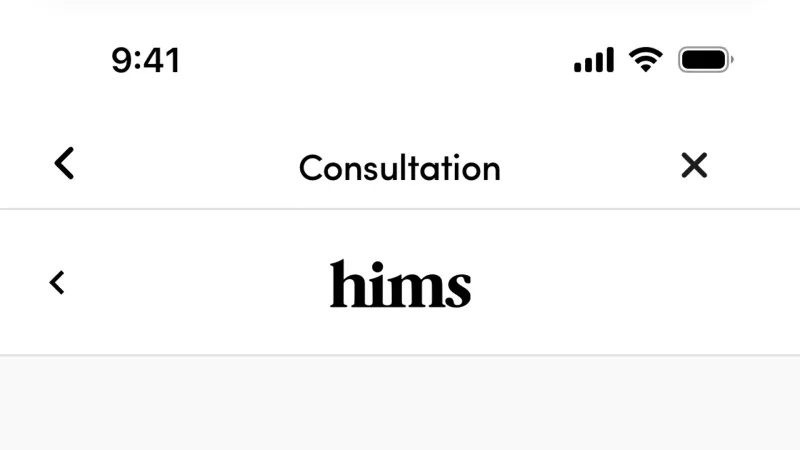 Product Detail — Hims, Health UI