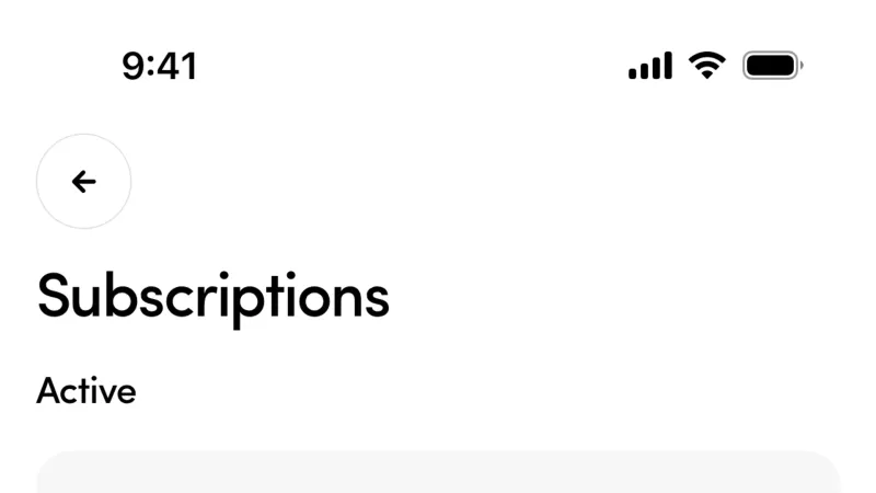 Empty State — Hims, Health UI
