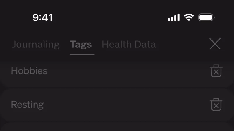 Confirmation — How We Feel, Health UI