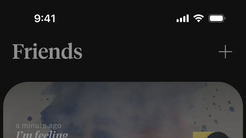 Action Option — How We Feel, Health UI