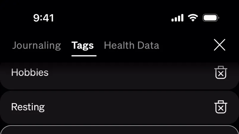 Text Field — How We Feel, Health UI