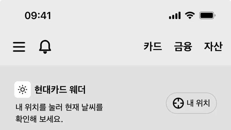 Banner — Hyundai Card, Fintech UI