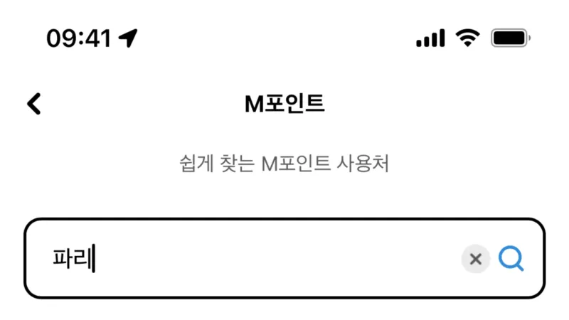 Search Bar — Hyundai Card, Fintech UI