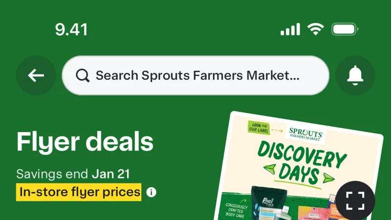 Banner — Instacart, E-commerce UI