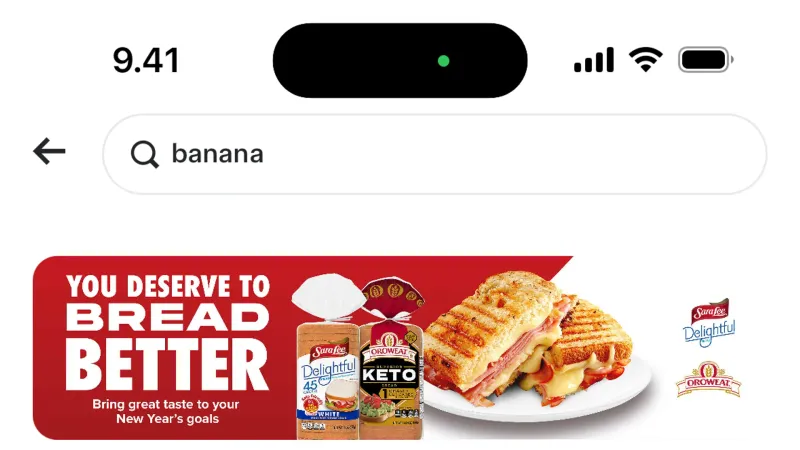 Search Bar — Instacart, E-commerce UI
