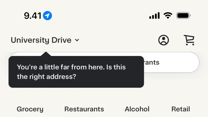 Loading — Instacart, E-commerce UI