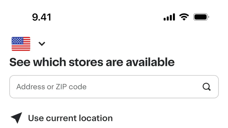 Search Bar — Instacart, E-commerce UI