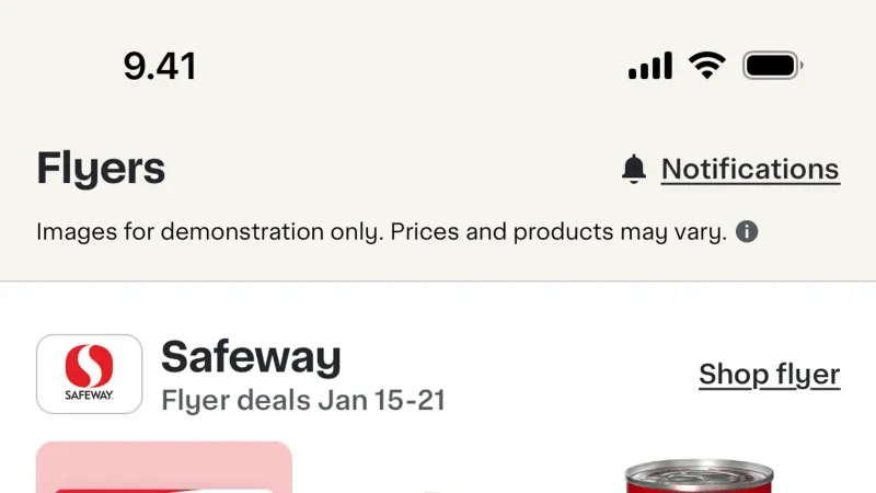 Date & Time — Instacart, E-commerce UI
