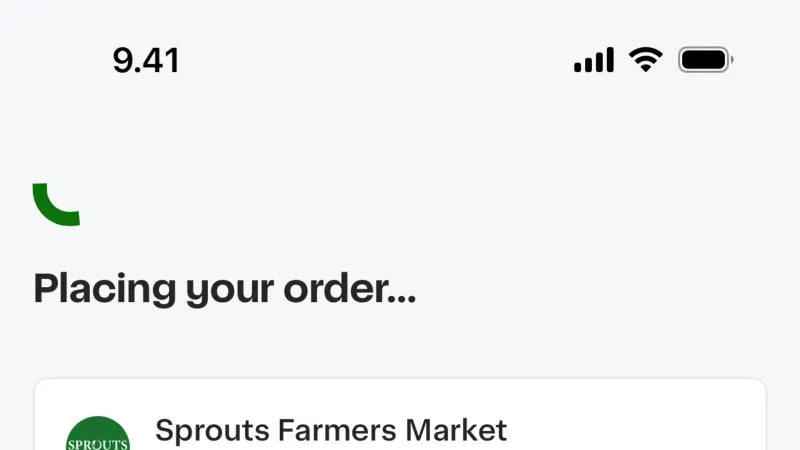 Loading — Instacart, E-commerce UI