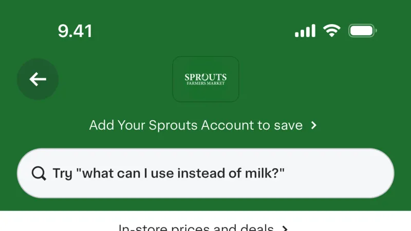 Banner — Instacart, E-commerce UI