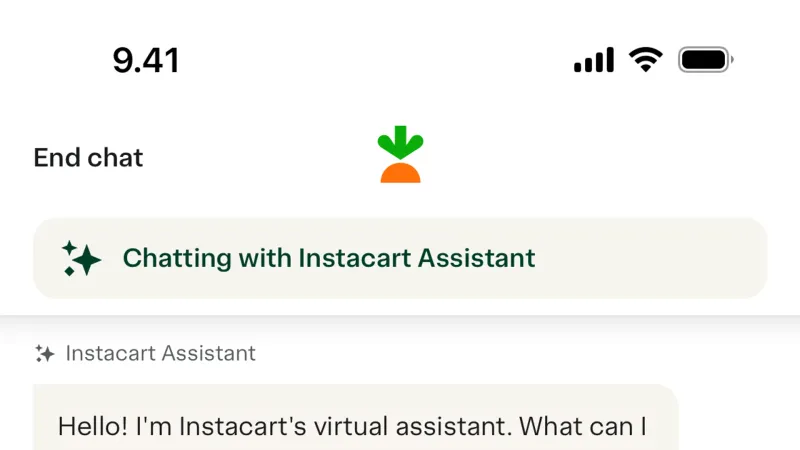 Help & Support — Instacart, E-commerce UI