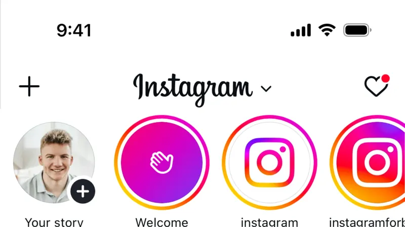 Tab Bar — Instagram, Social UI