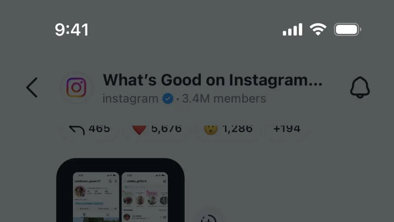 Quiz — Instagram, Social UI
