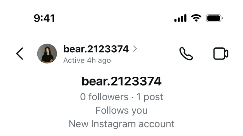 Chat Detail — Instagram, Social UI
