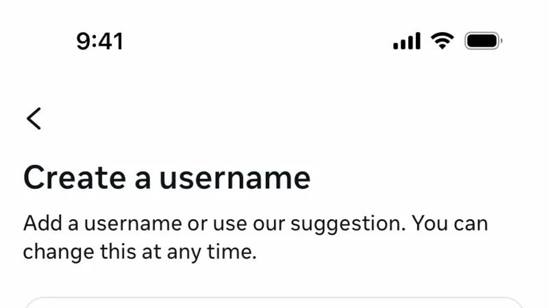 Account Setup — Instagram, Social UI