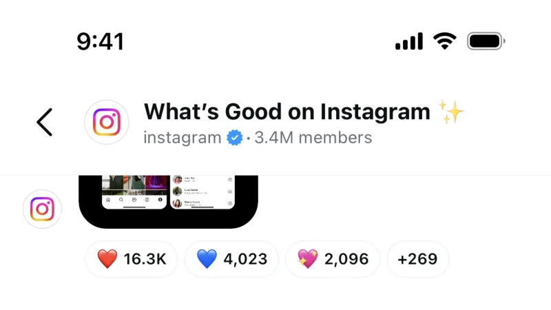 Charts — Instagram, Social UI