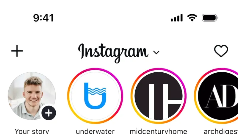 Upload & Download — Instagram, Social UI