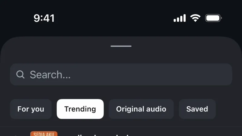 Audio Player — Instagram, Social UI
