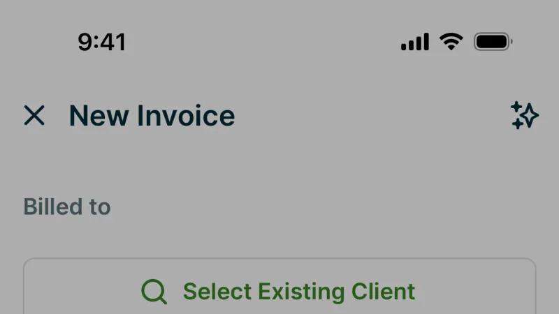 Action Option — Jobber, SaaS UI