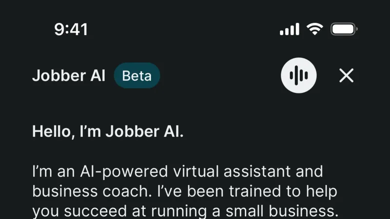 Chip — Jobber, SaaS UI