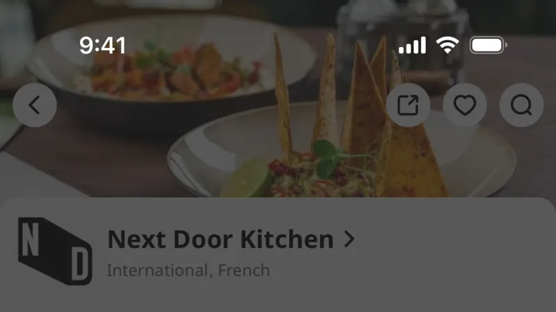 Share — Keeta, Food & Drink UI