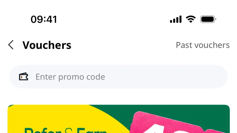 Promotions & Rewards — Keeta, Food & Drink UI