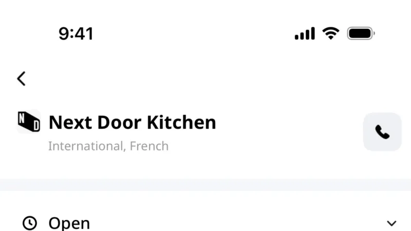 Accordion — Keeta, Food & Drink UI