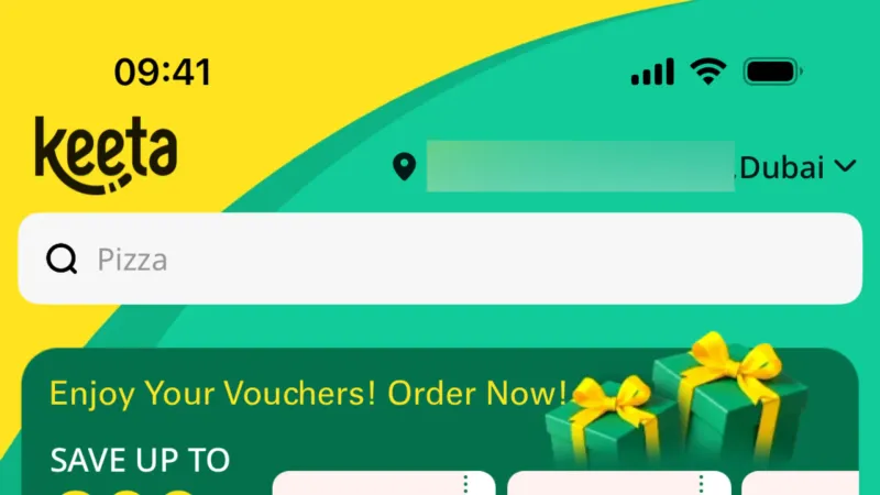 Tab Bar — Keeta, Food & Drink UI