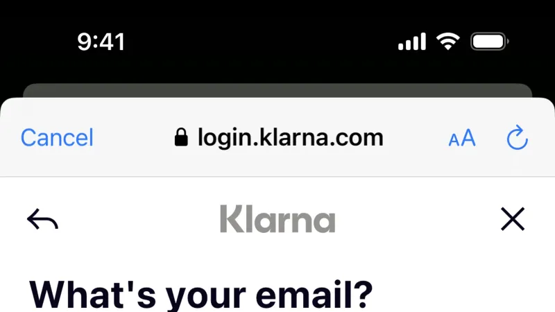 Klarna — Fintech, интерфейс, скриншот 5/263