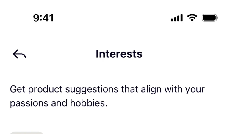 Floating Action Button — Klarna, Fintech UI
