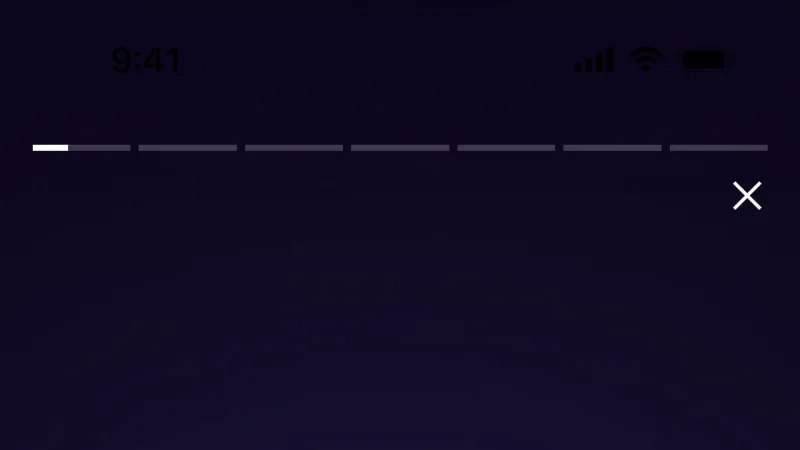 Progress Indicator — Klarna, Fintech UI