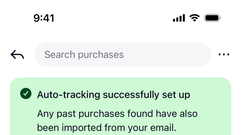 Acknowledgement & Success — Klarna, Fintech UI