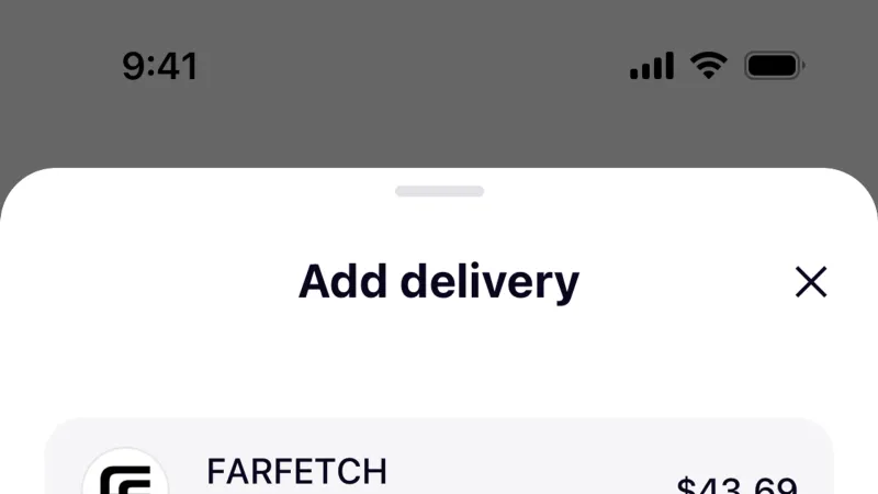 Divider — Klarna, Fintech UI